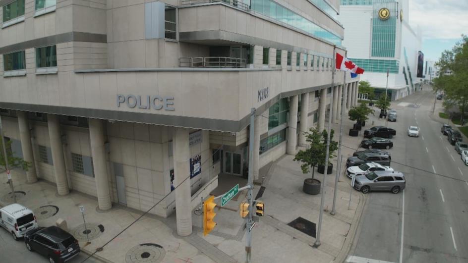 Windsor police headquarters in downtown windsor.