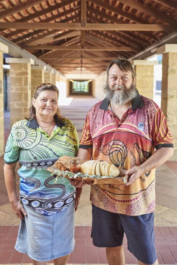 Stacey Goodall and Douglas Bennett ensuring there will be a Feast at the Joo<em></em>ndalup Festival.