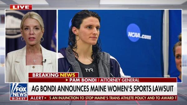 Bo<em></em>ndi says Maine will lose federal funding over Title IX violations: 'It's ridiculous'