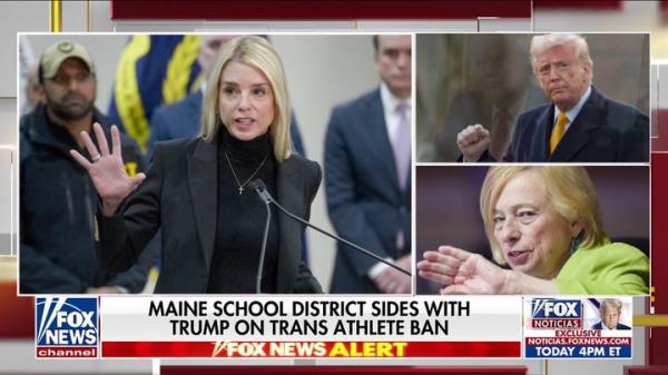 Trump admin takes action against Maine in fight to protect women's sports