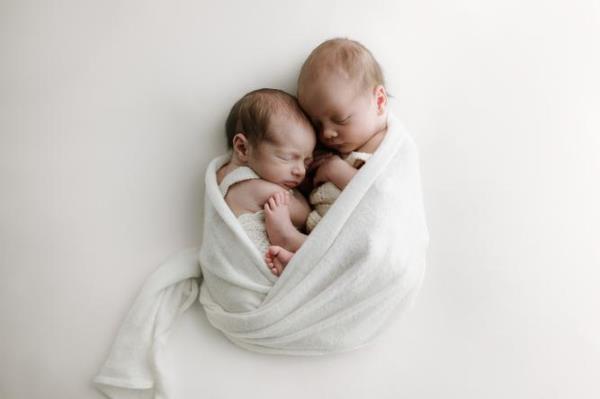 Kaydn and Kailee Partington were welcomed into the world last month. 