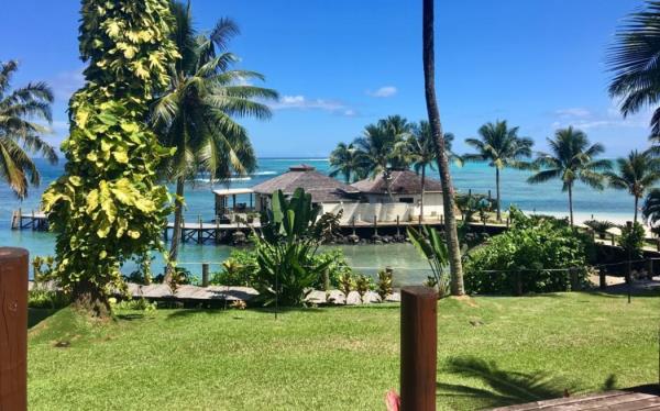 Sinalei Reef Resort's new lagoon pavilion.